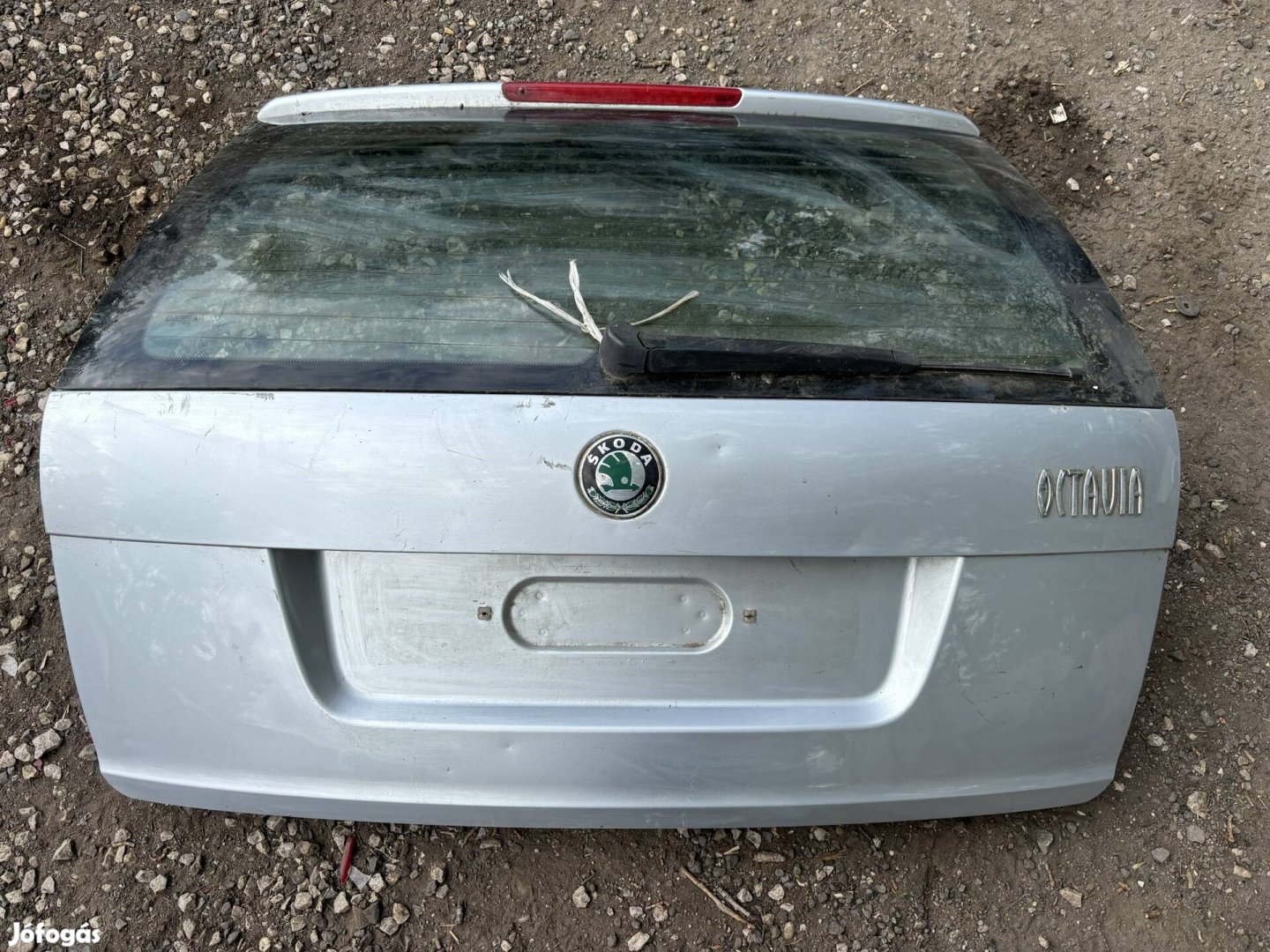 Skoda Octavia II 2 kombi csomagtér ajtó ezüst 