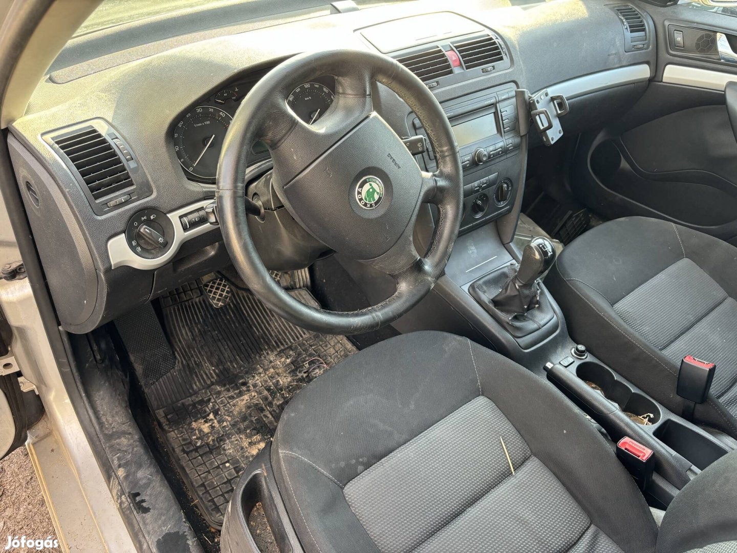 Skoda Octavia II 2 légzsák szett műszerfal 