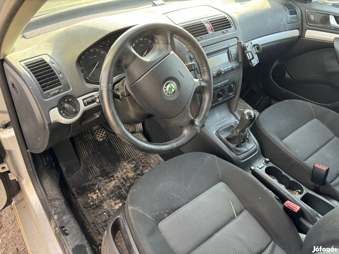 Skoda Octavia II 2 műszerfal légzsák szett 