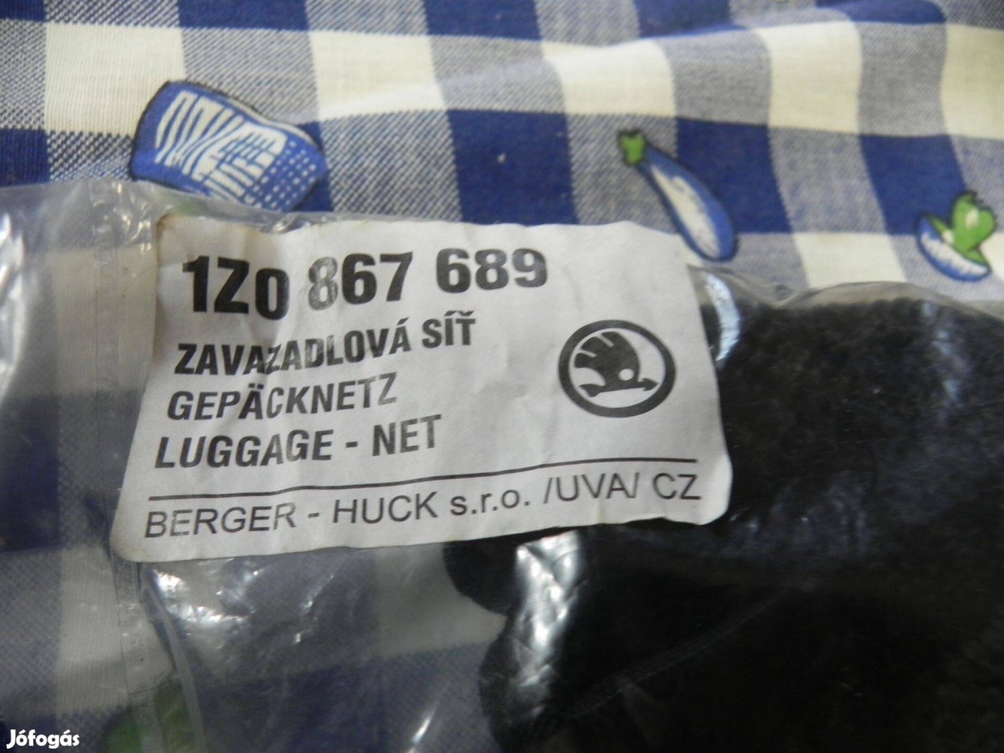 Skoda Octavia II Audi Seat VW eredeti Csomagháló csomagtérháló