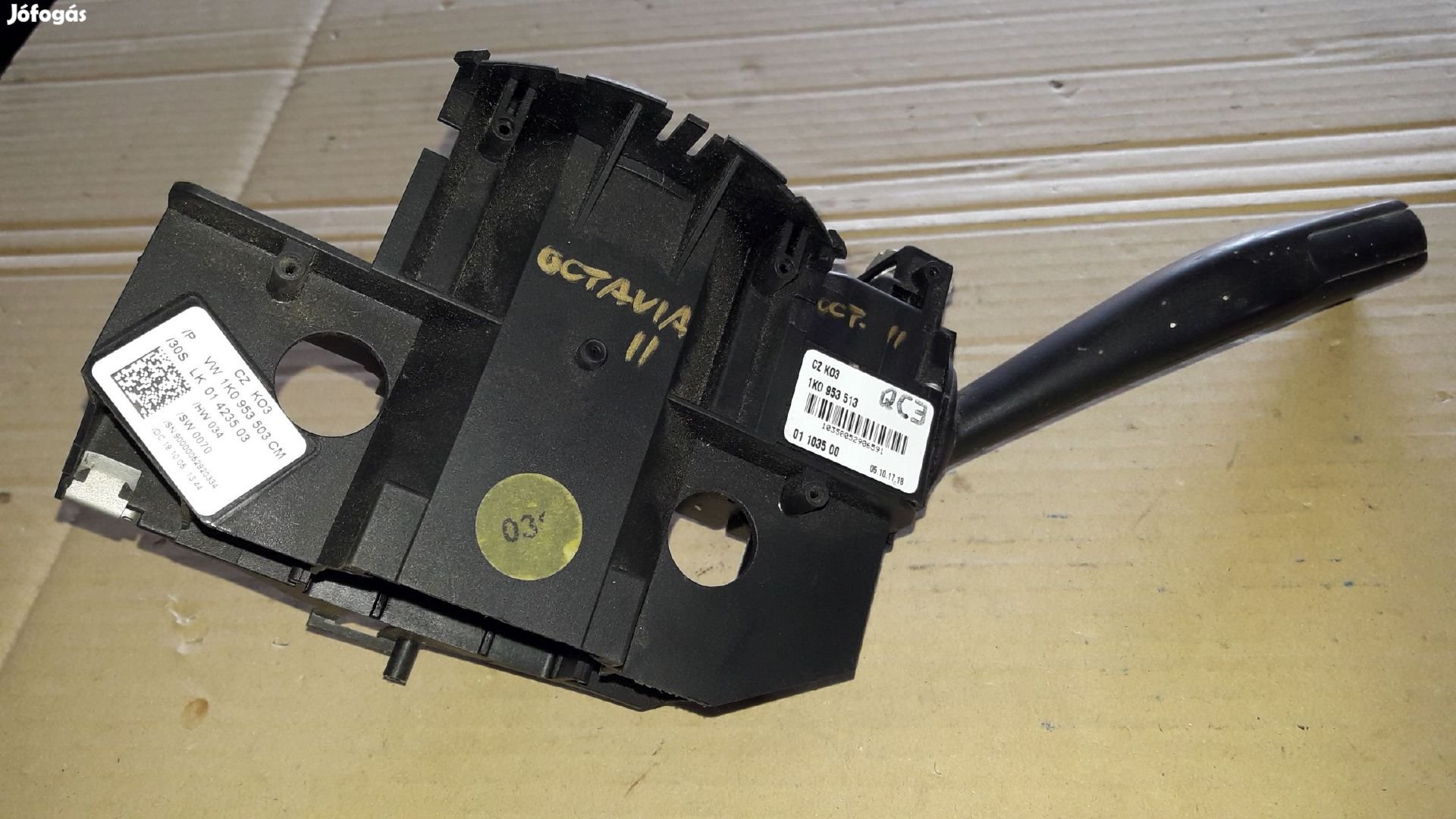 Skoda Octavia II Bajuszkapcsoló Konzol Index Kapcsoló