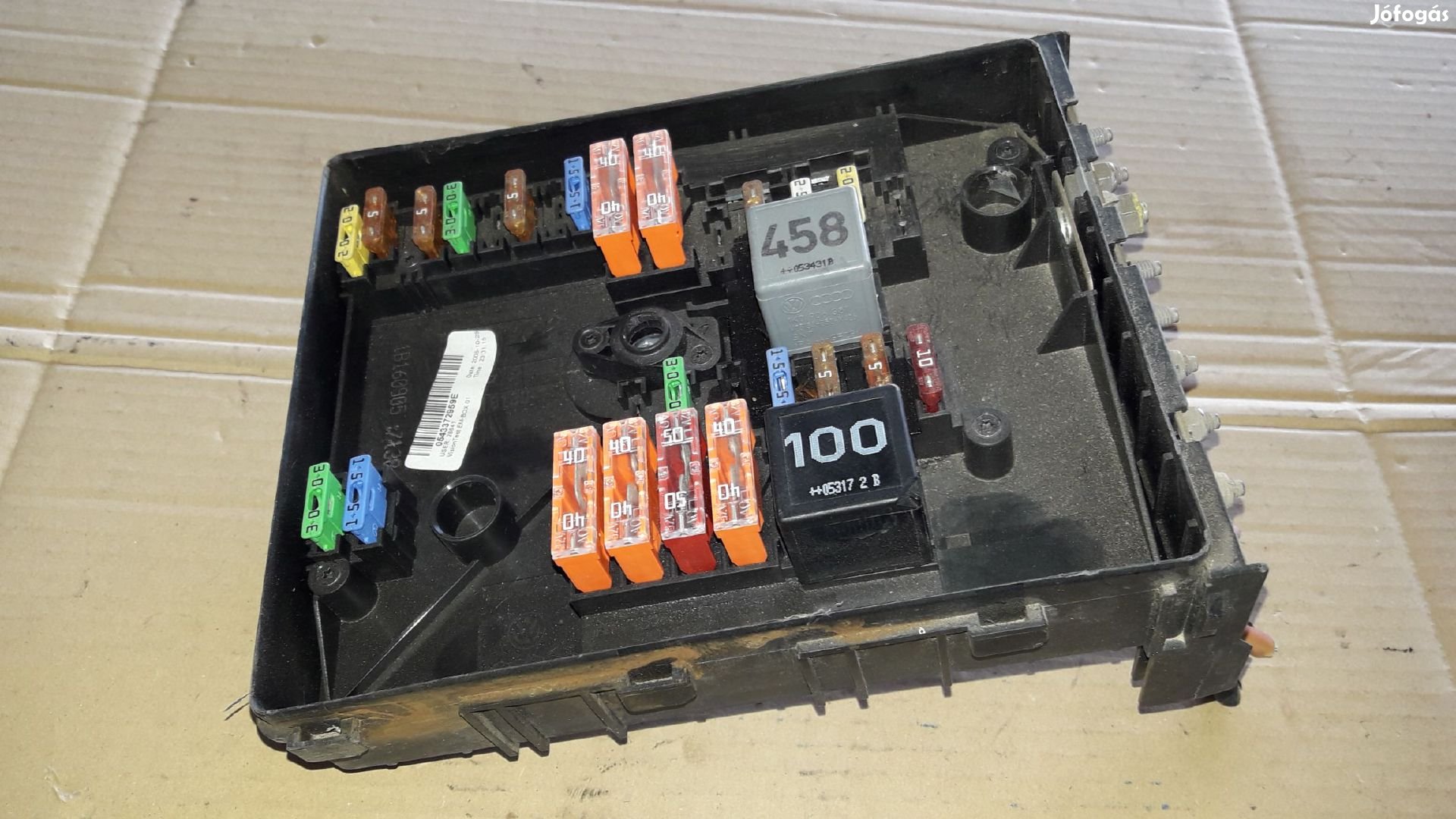 Skoda Octavia II Biztosítéktábla Relé Tábla