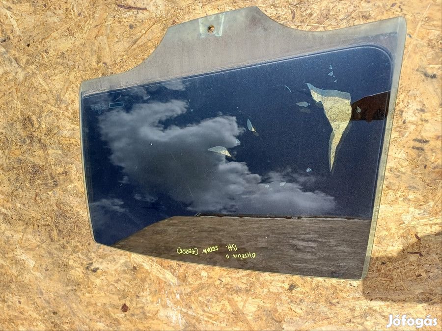 Skoda Octavia II 2006-2013 Bal Hátsó Ajtó Üveg