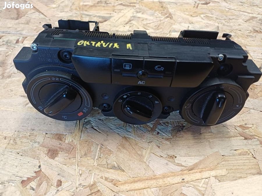 Skoda Octavia II 2006-2013 Fűtés Kapcsoló Klímás