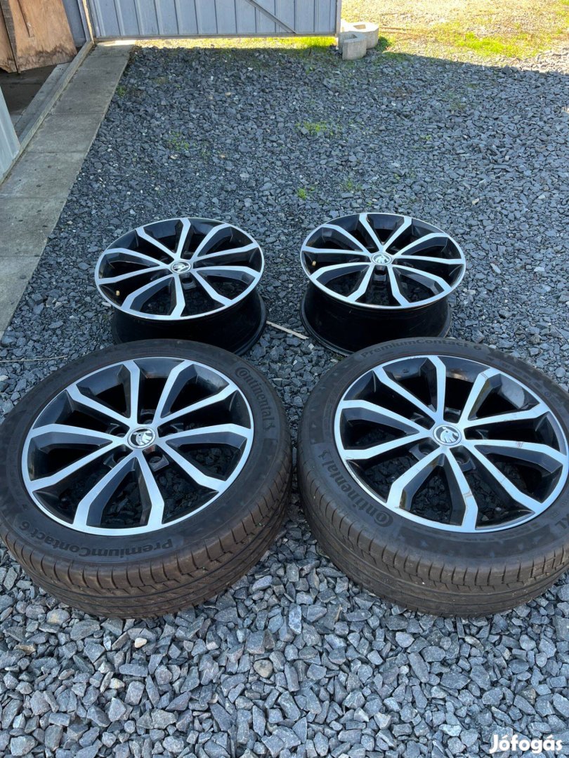 Skoda Octavia RS gyári alufelni 225/45/17 Continental Premiumcontact 6