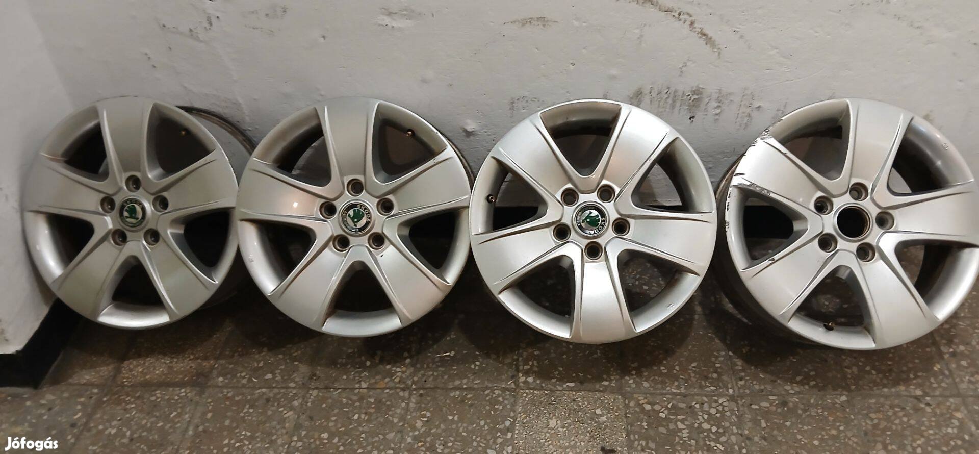 Skoda Octavia VW 16"-os könnyűfém felni garnitúra