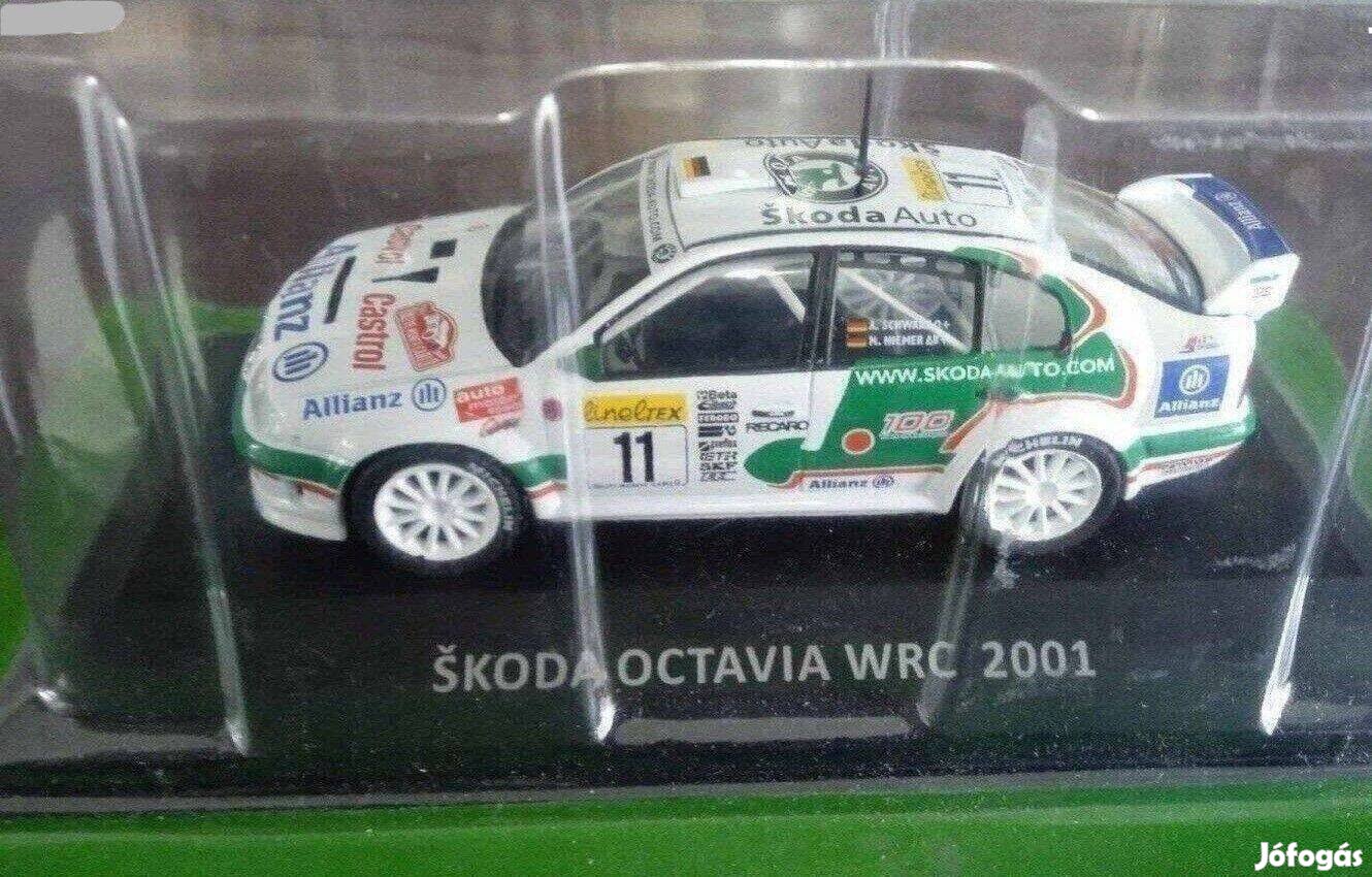 Skoda Octavia WRC 2001 kisauto modell 1/43 Eladó