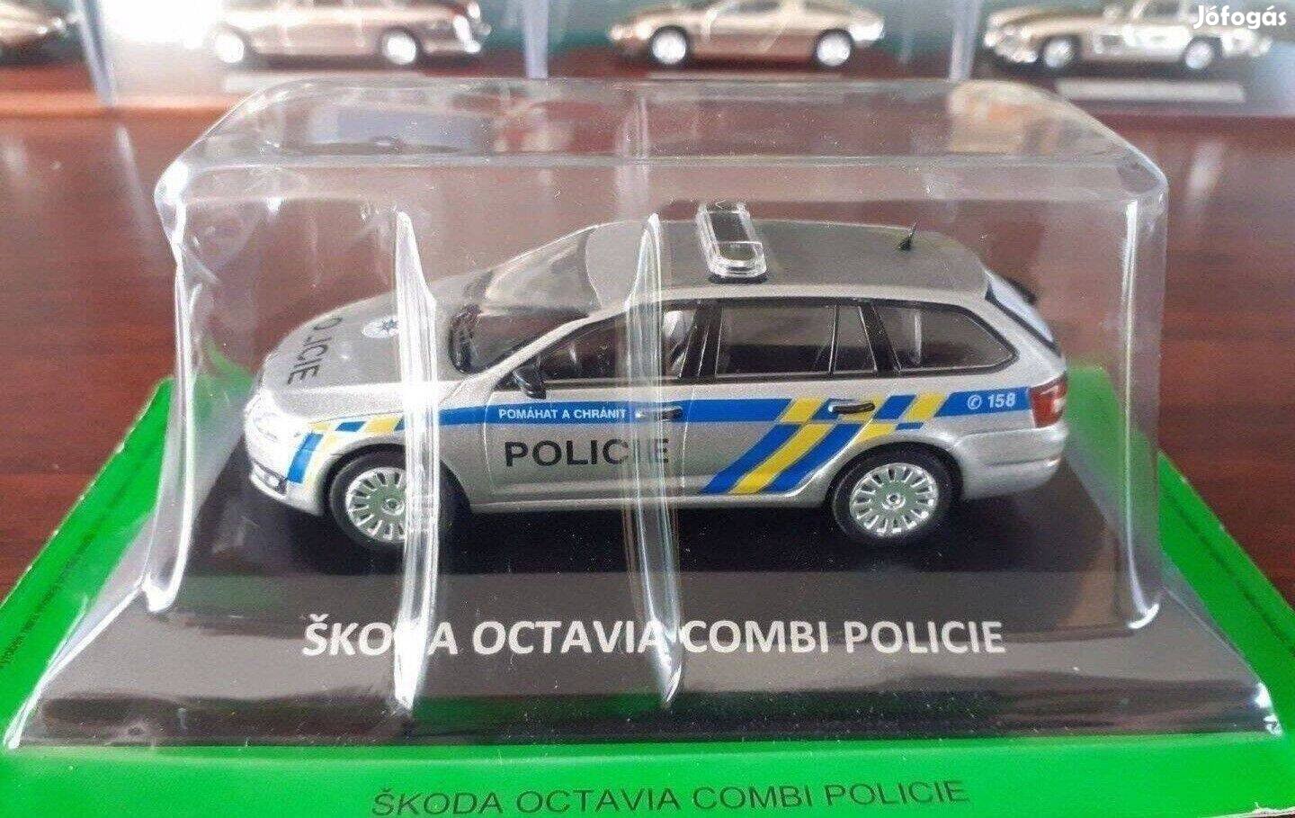 Skoda Octavia combi police kisauto modell 1/43 Eladó