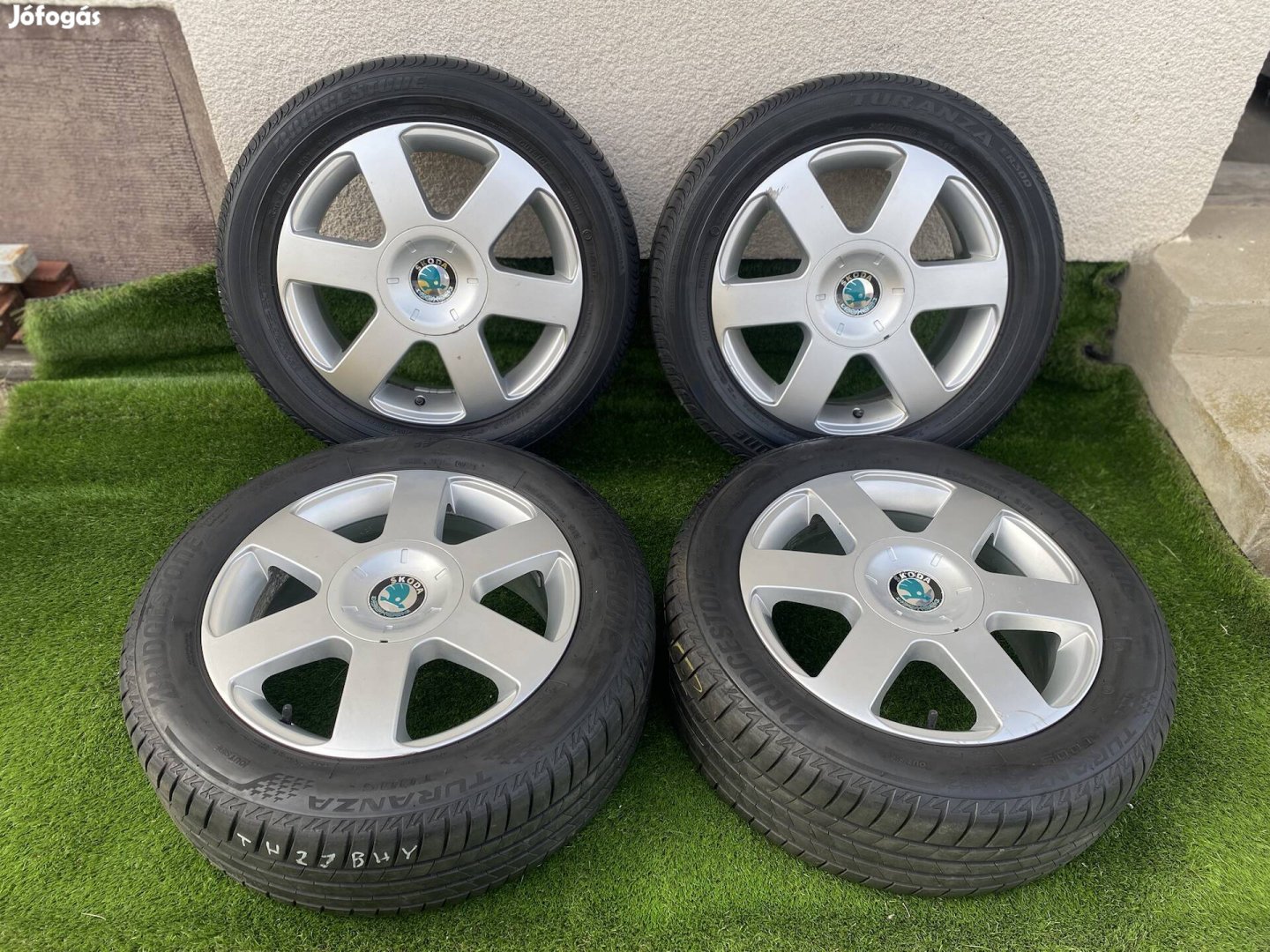 Skoda Octavia mk2 gyári alufelni szett 205/55R16
