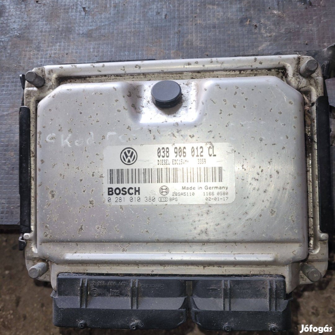 Skoda Oktávia 1,9 TDI motorvezérlő