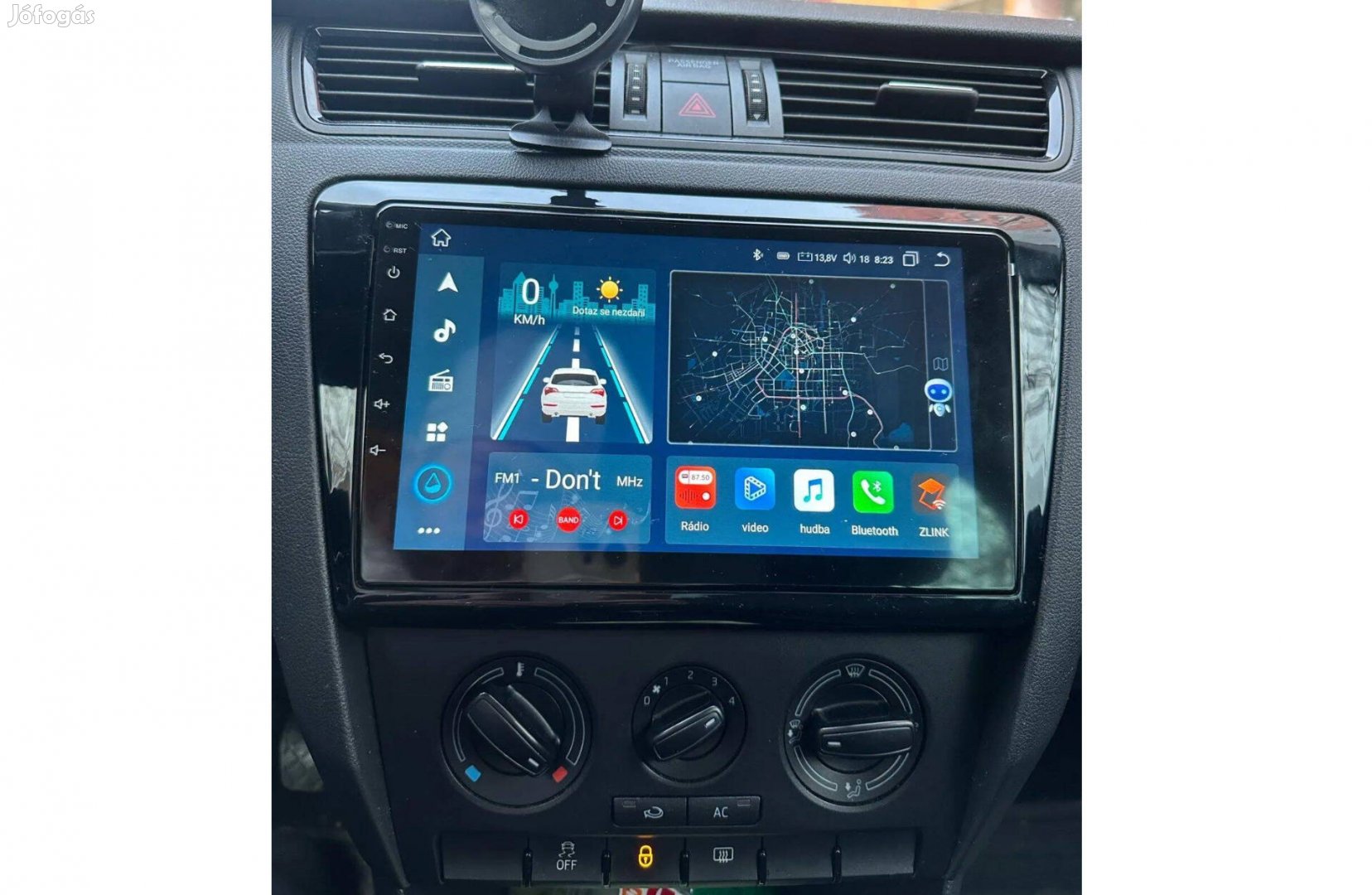 Skoda Rapid Spaceback Android Auto Rádió Navigáció Multimédia Carplay