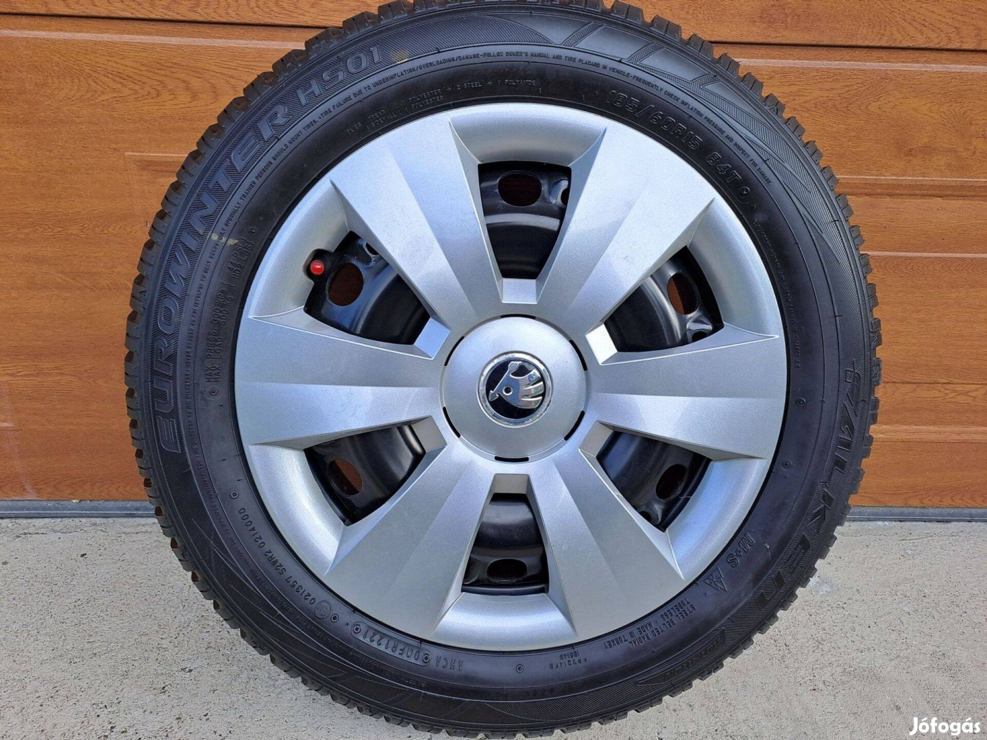 Skoda Rapid vagy Fabia szerelt téli kerék gumi garnitúra