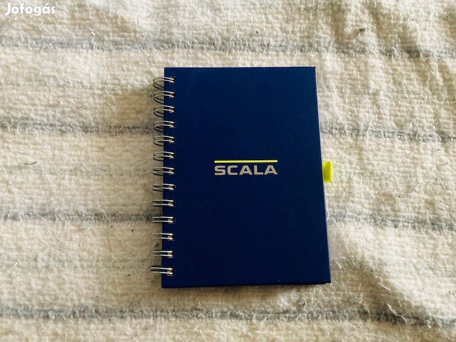 Skoda Scala jegyzetfüzet