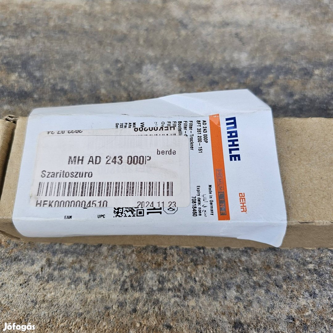 Skoda Superb 2 1.4 tsi klíma szárítószűrő