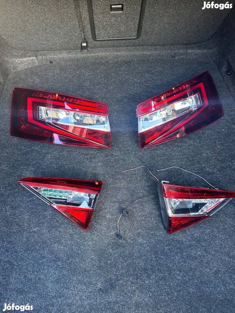 Skoda Superb III alkatrészek led hátsó lámpa, teleszkóp,visszapillantó