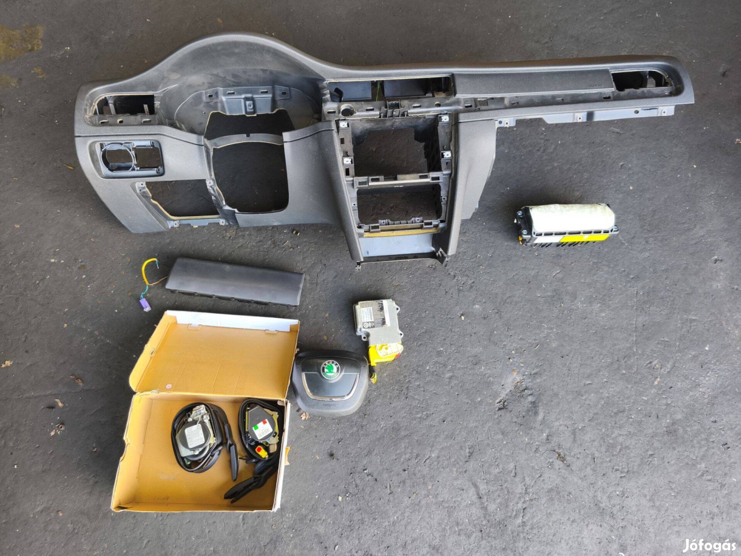 Skoda Superb II 2008-2013 légzsák szett műszerfal héj párna