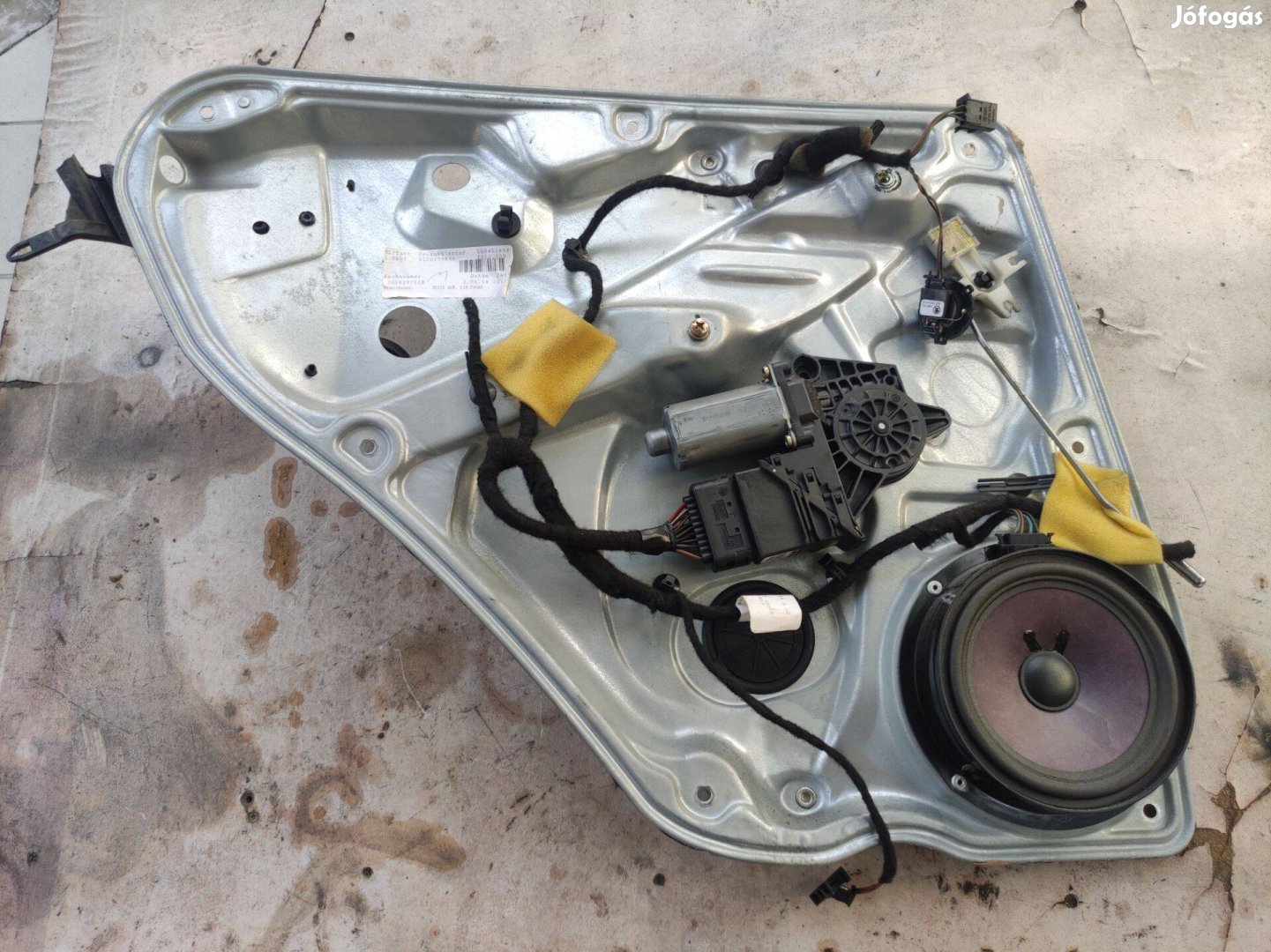 Skoda Superb I sedan bal hátsó ablakemelő szerkezet + motor