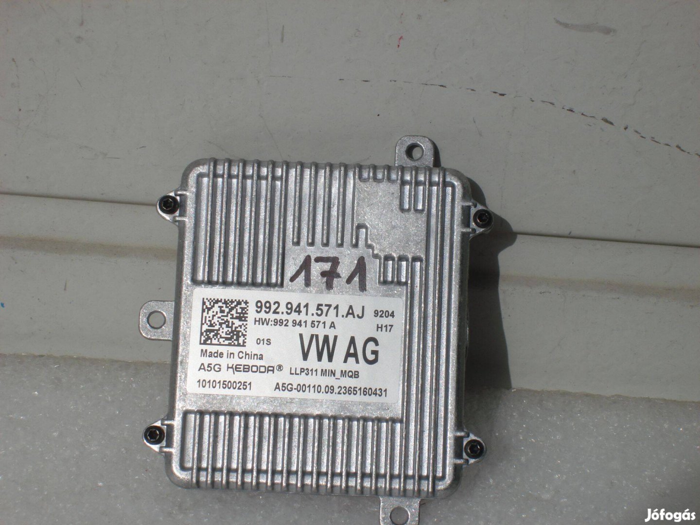 Skoda VW Seat Led Fényszóró vezérlő modul 992941571AJ 2014-től