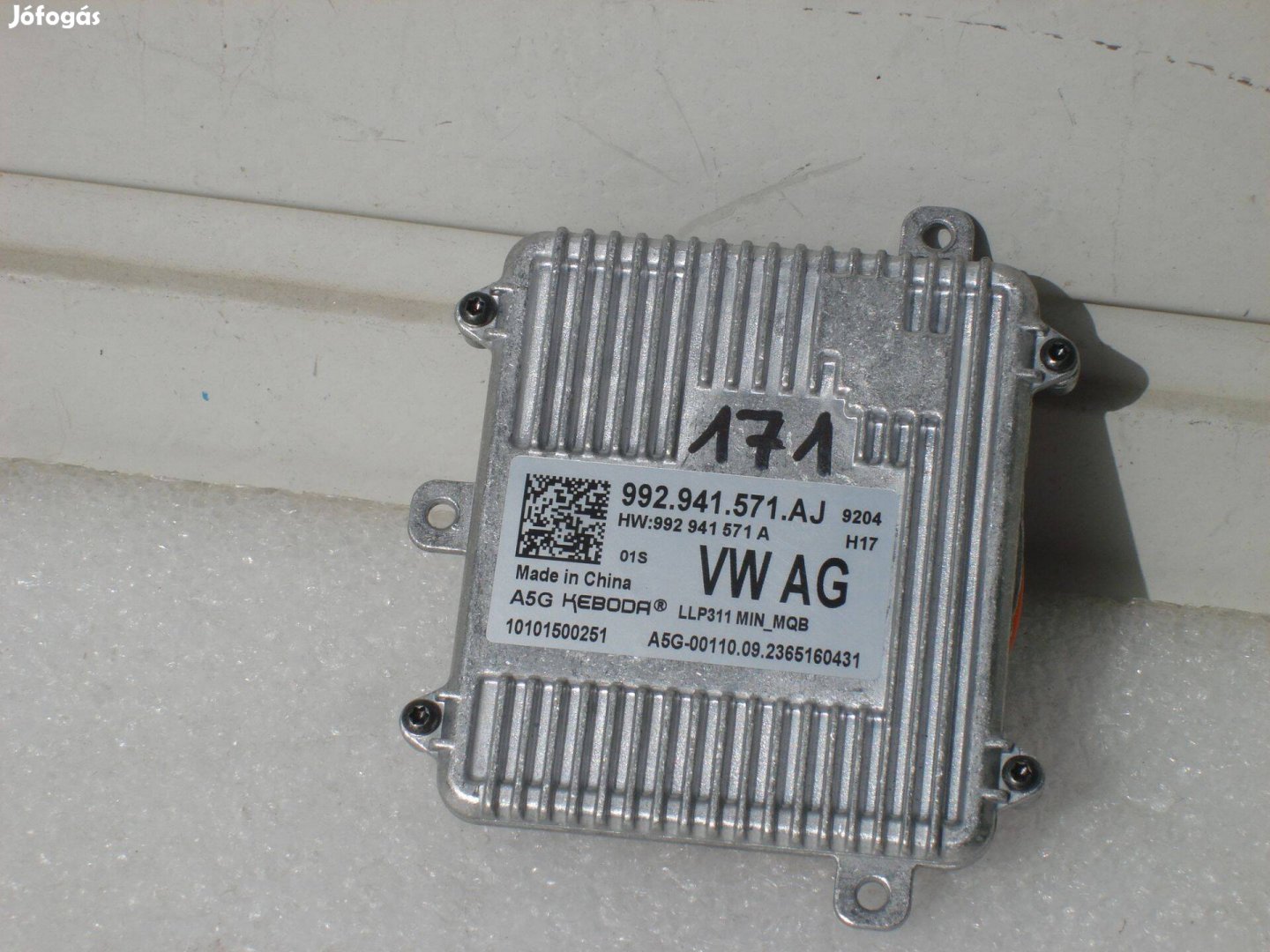 Skoda VW Seat Led Fényszóró vezérlő modul 992941571AJ 2014-től