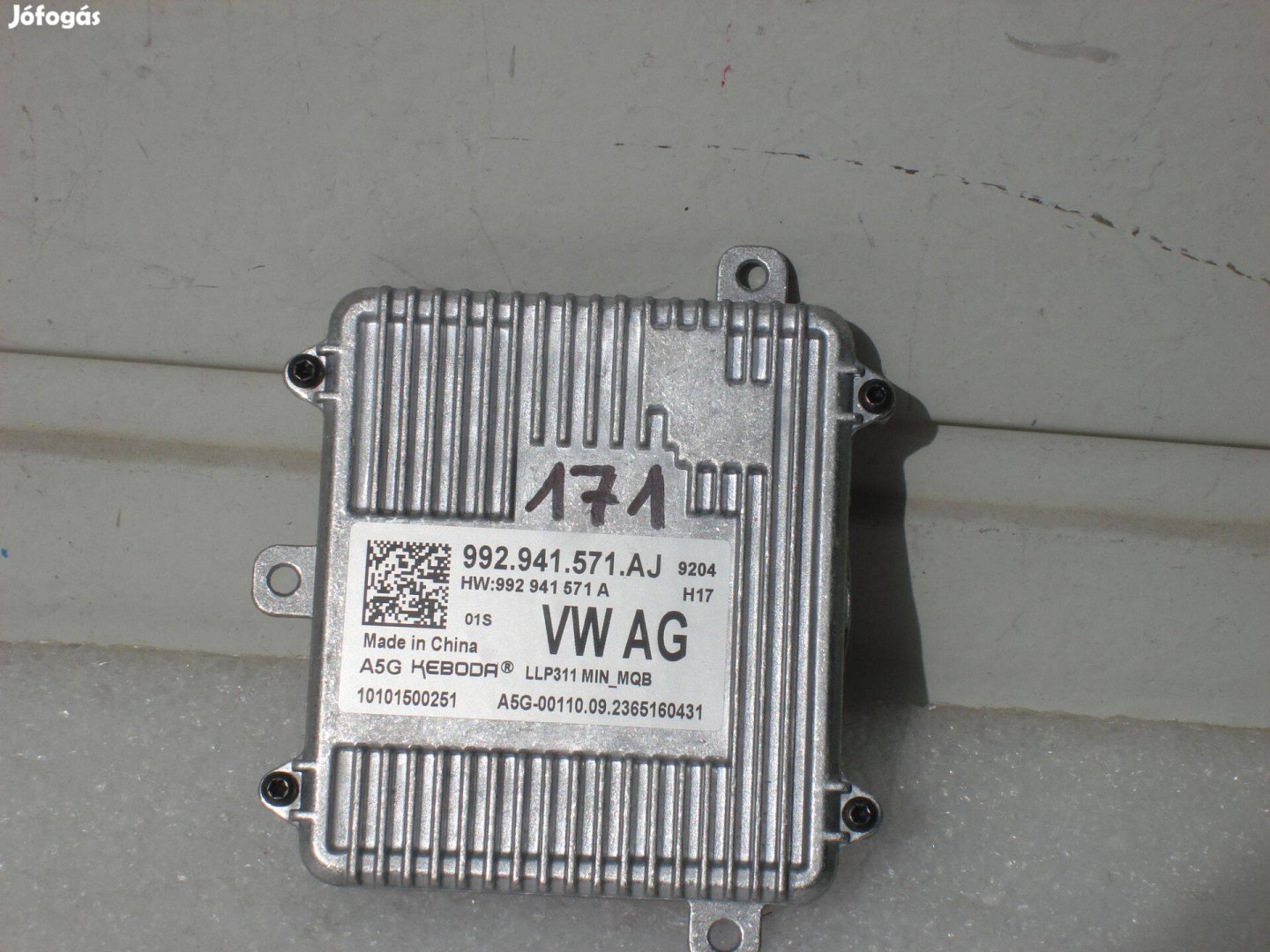 Skoda VW Seat Led Fényszóró vezérlő modul 992941571AJ 2014-től