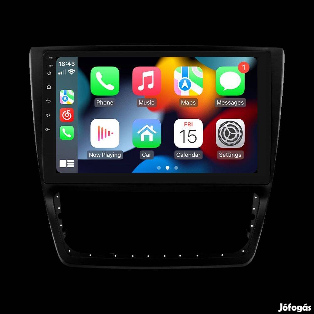 Skoda Yeti 5L 10,1" Multimédia fejegység - Android 12. Carplay
