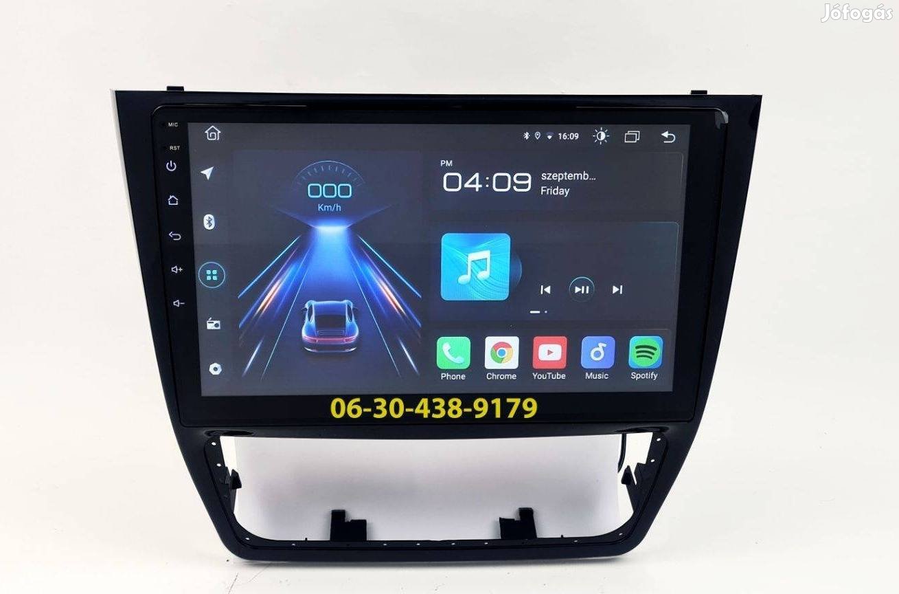 Skoda Yeti Android autórádió multimédia fejegység navi 1-6GB Carplay