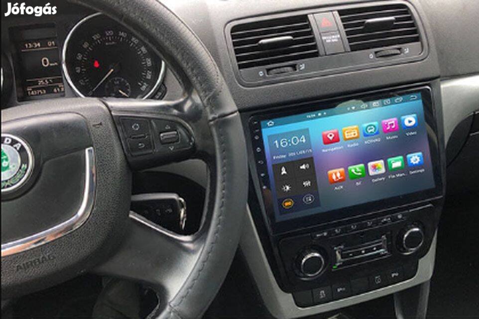 Skoda Yeti Carplay Multimédia Android GPS Rádió Tolatókamerával