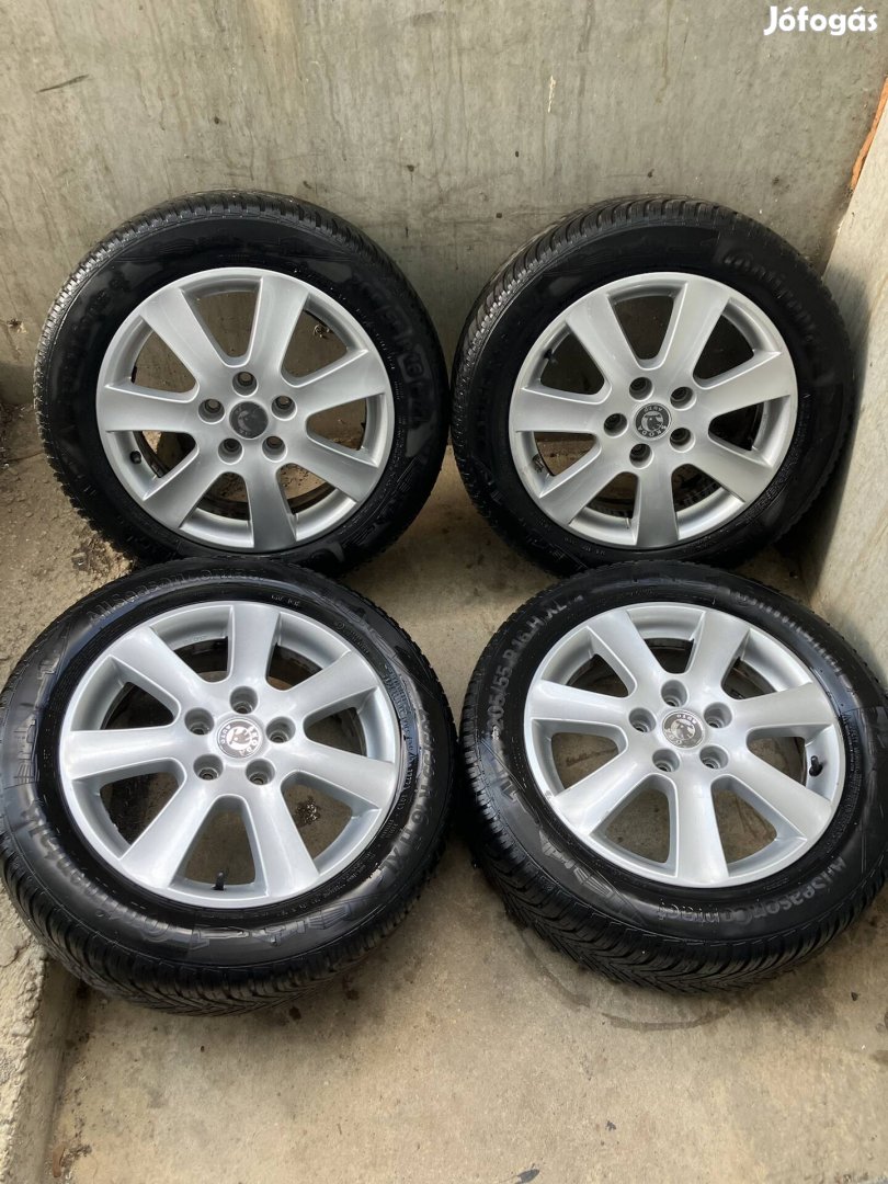 Skoda -ra 16 col 5x112 alufelni 2020 gumival