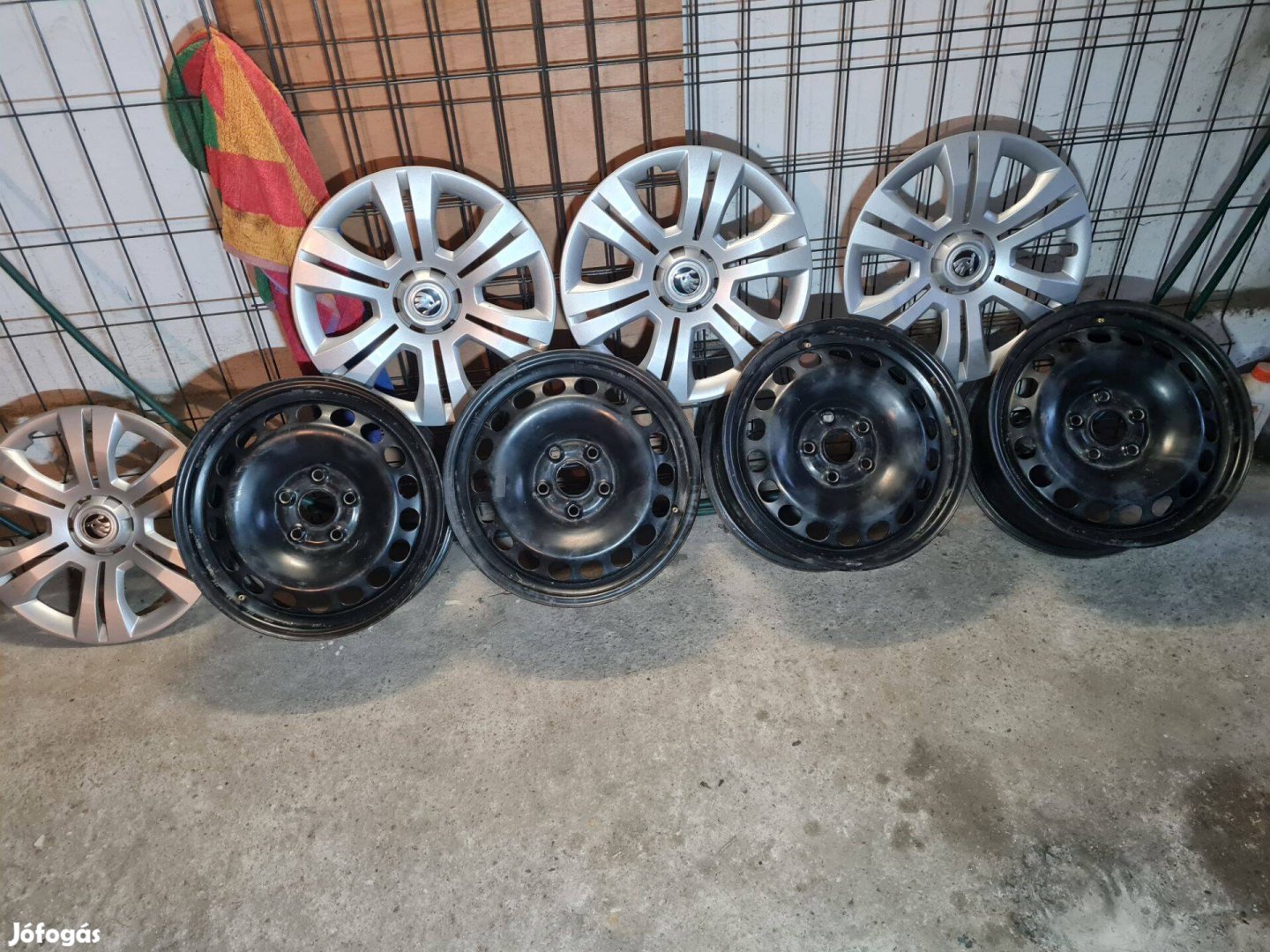 Skoda acélfelni 16 coll