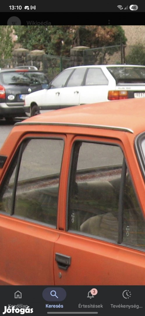 Skoda alu díszcsík