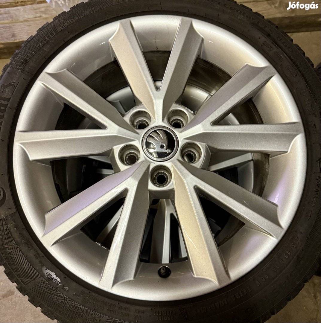 Skoda alufelni 16" 5x100 Rapid Jeti golf 4 a3 fabia alufelni 16"