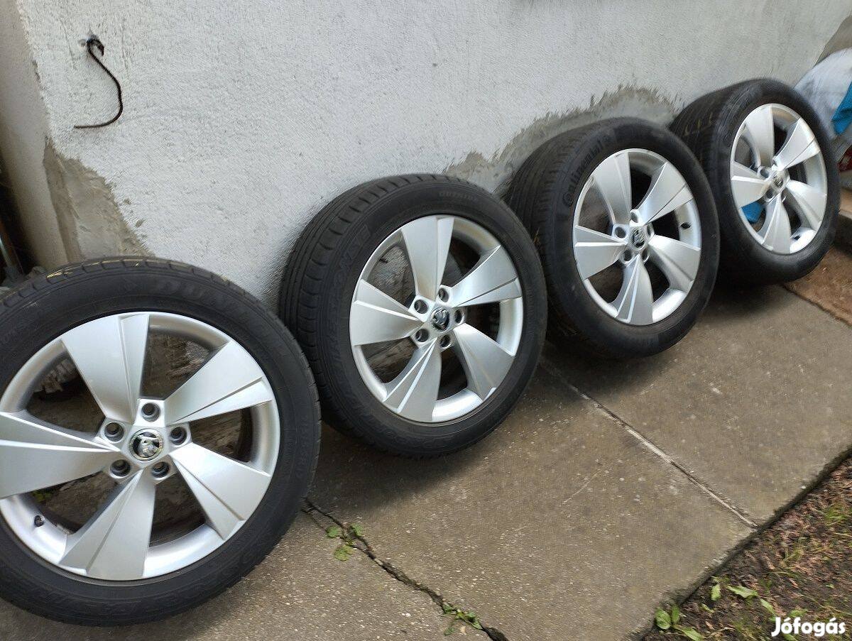 Skoda alufelnik, 17"-os gumikkal eladók