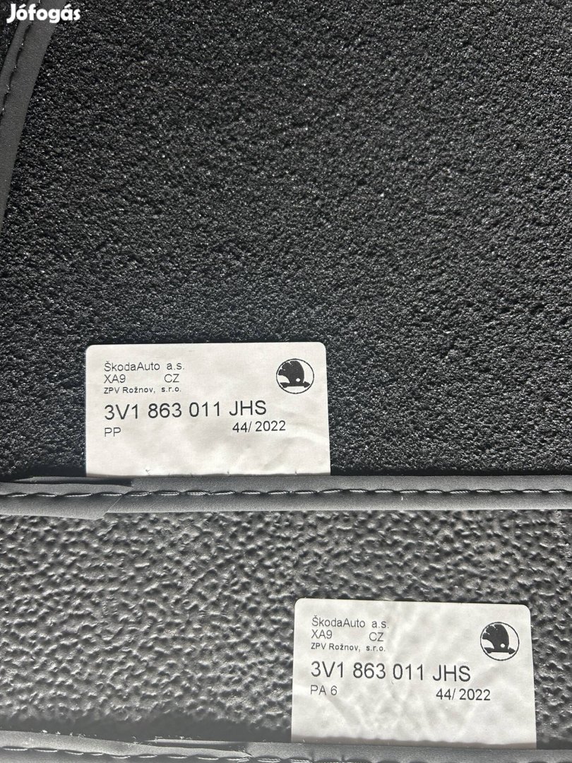 Skoda autó gyári szőnyeg, új  