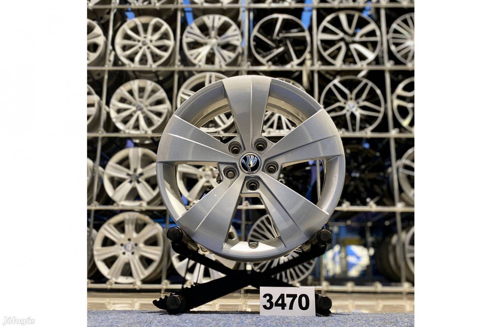 Skoda gyári Superb 17 alufelni, 5x112, felni (3470)