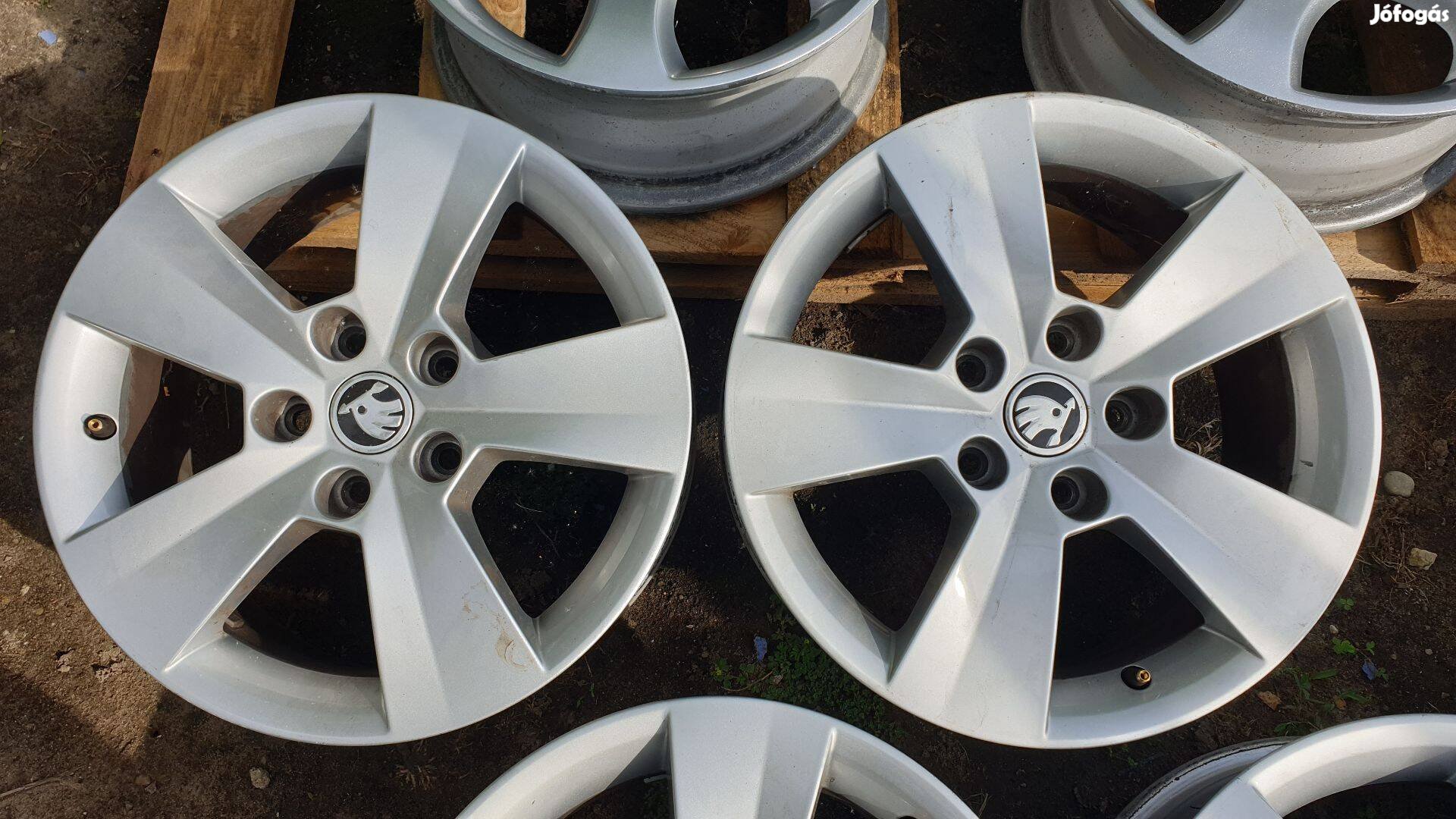 Skoda gyári alufelni 16 col, superb, octavia