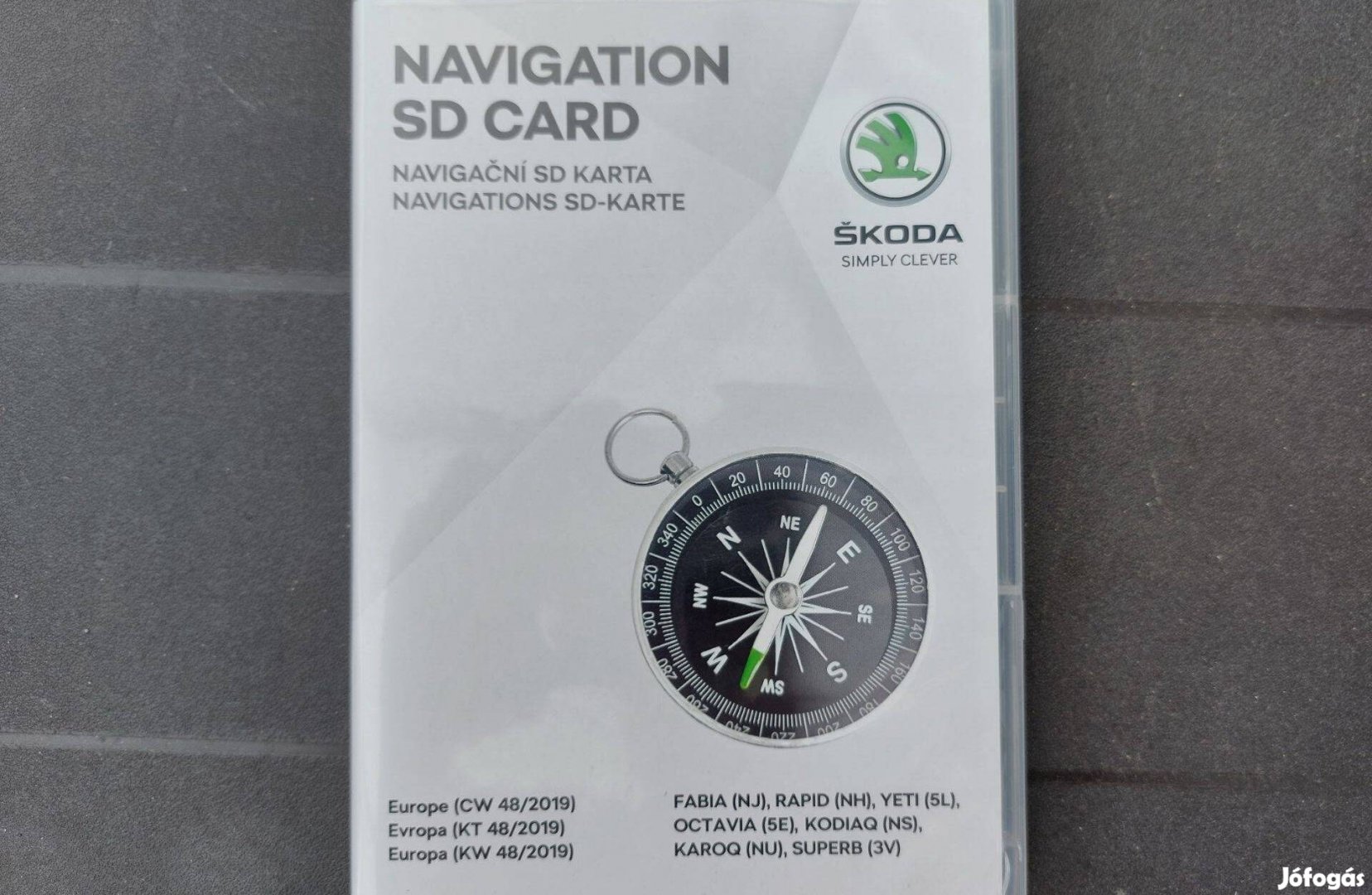 Skoda gyári navi navigáció kártya