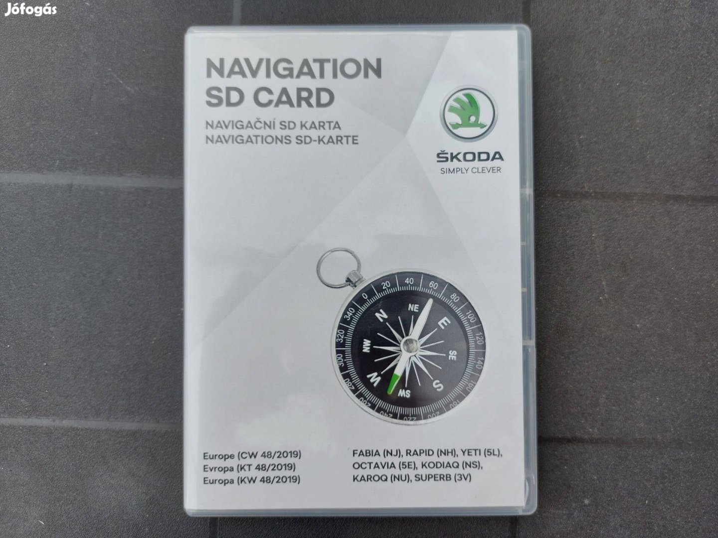 Skoda gyári navi navigáció kártya