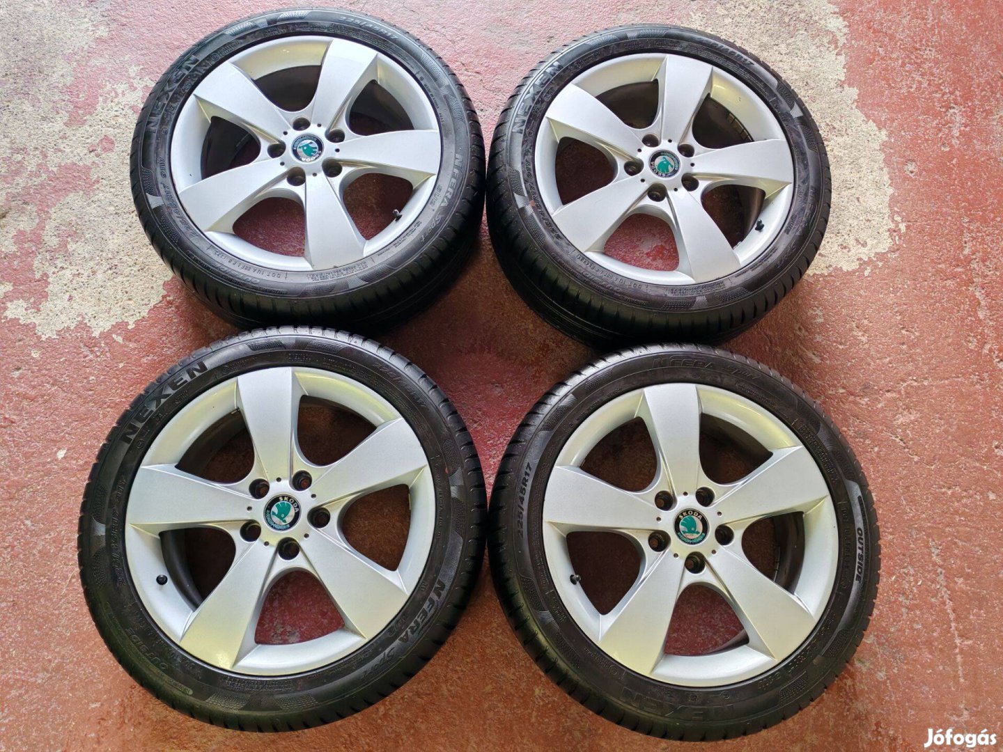 Skoda kerékszett 17" Pegasus