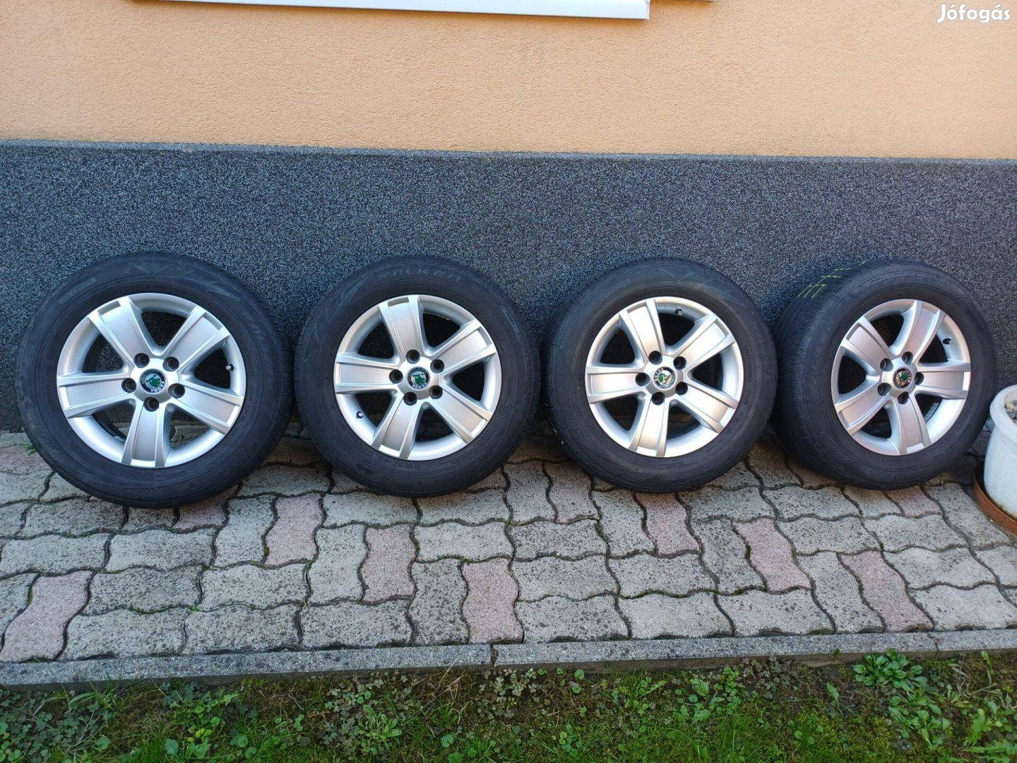 Skoda könnyűfém felni szett 15" - 5 x 112