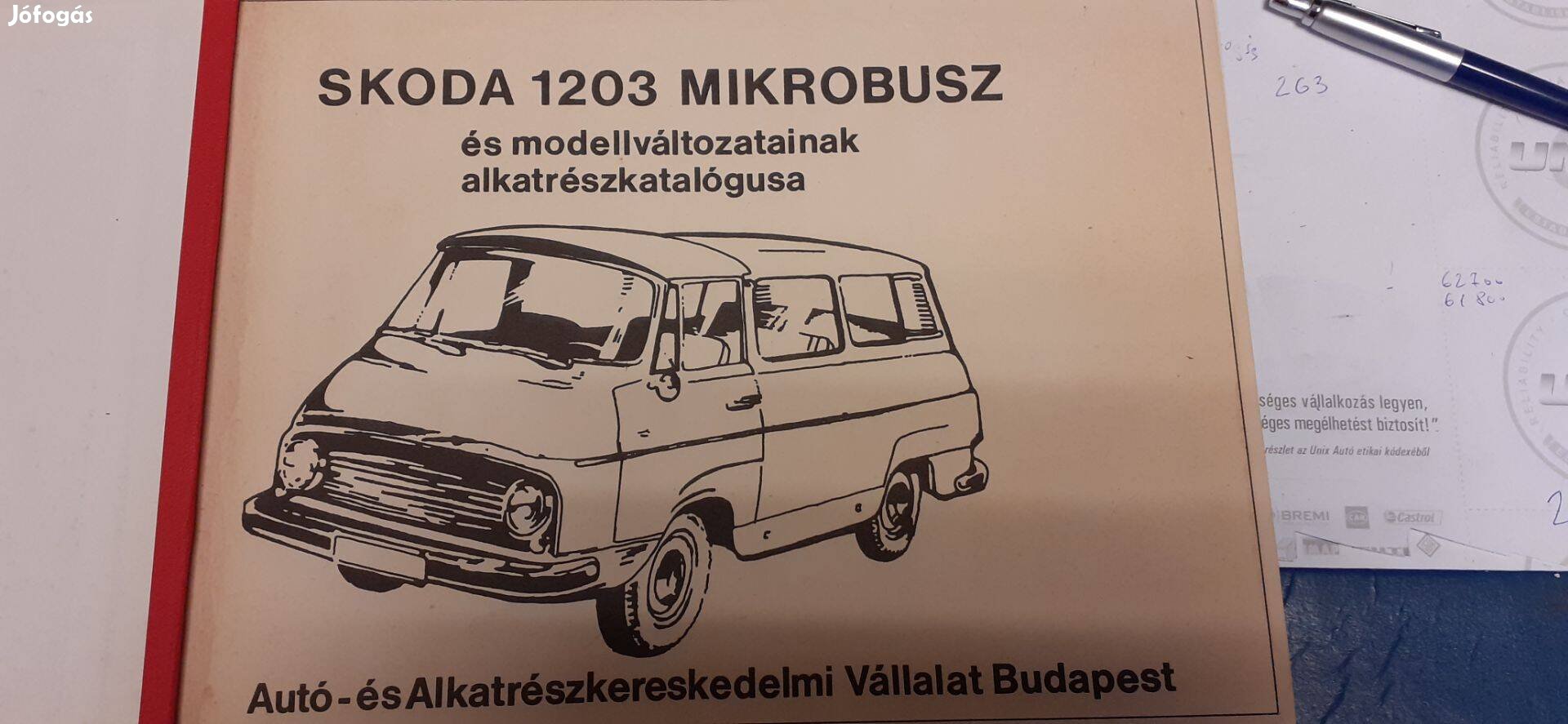 Skoda mikrobúsz alkatrész katalógus