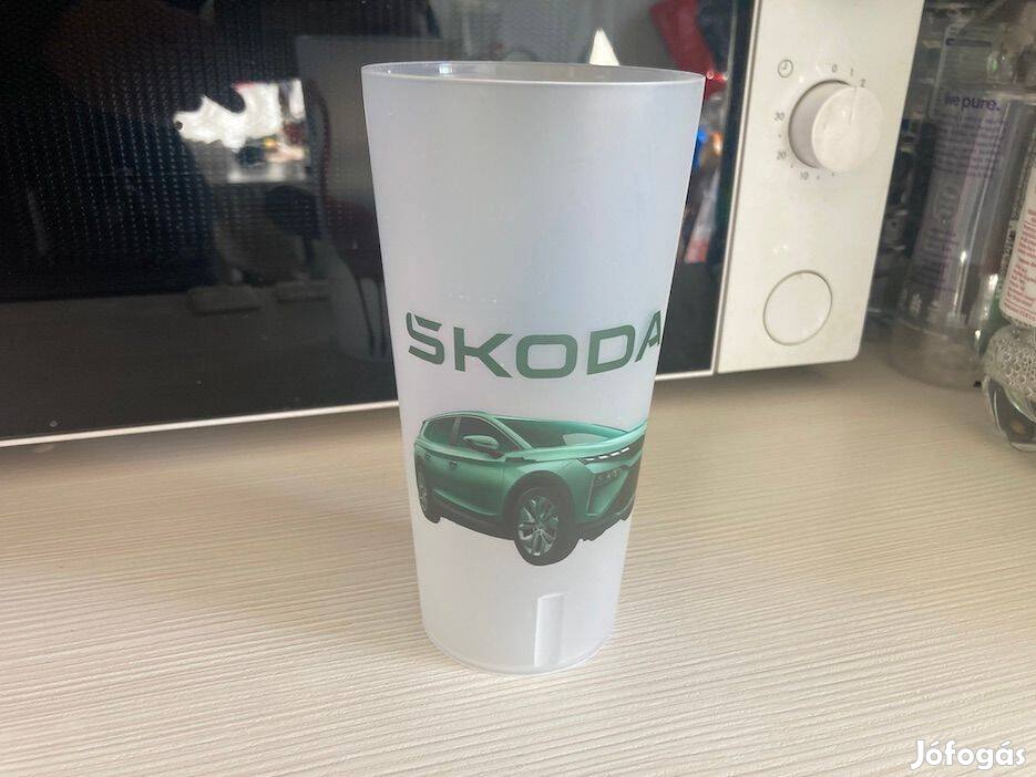 Skoda műanyag pohár