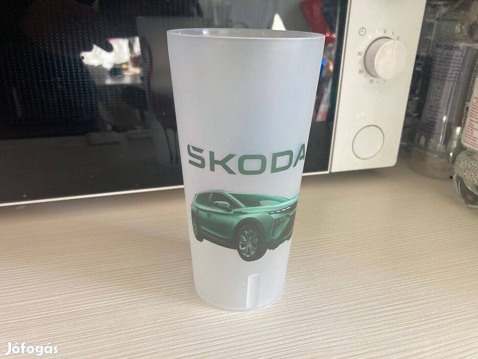 Skoda műanyag pohár, 0.5 literes