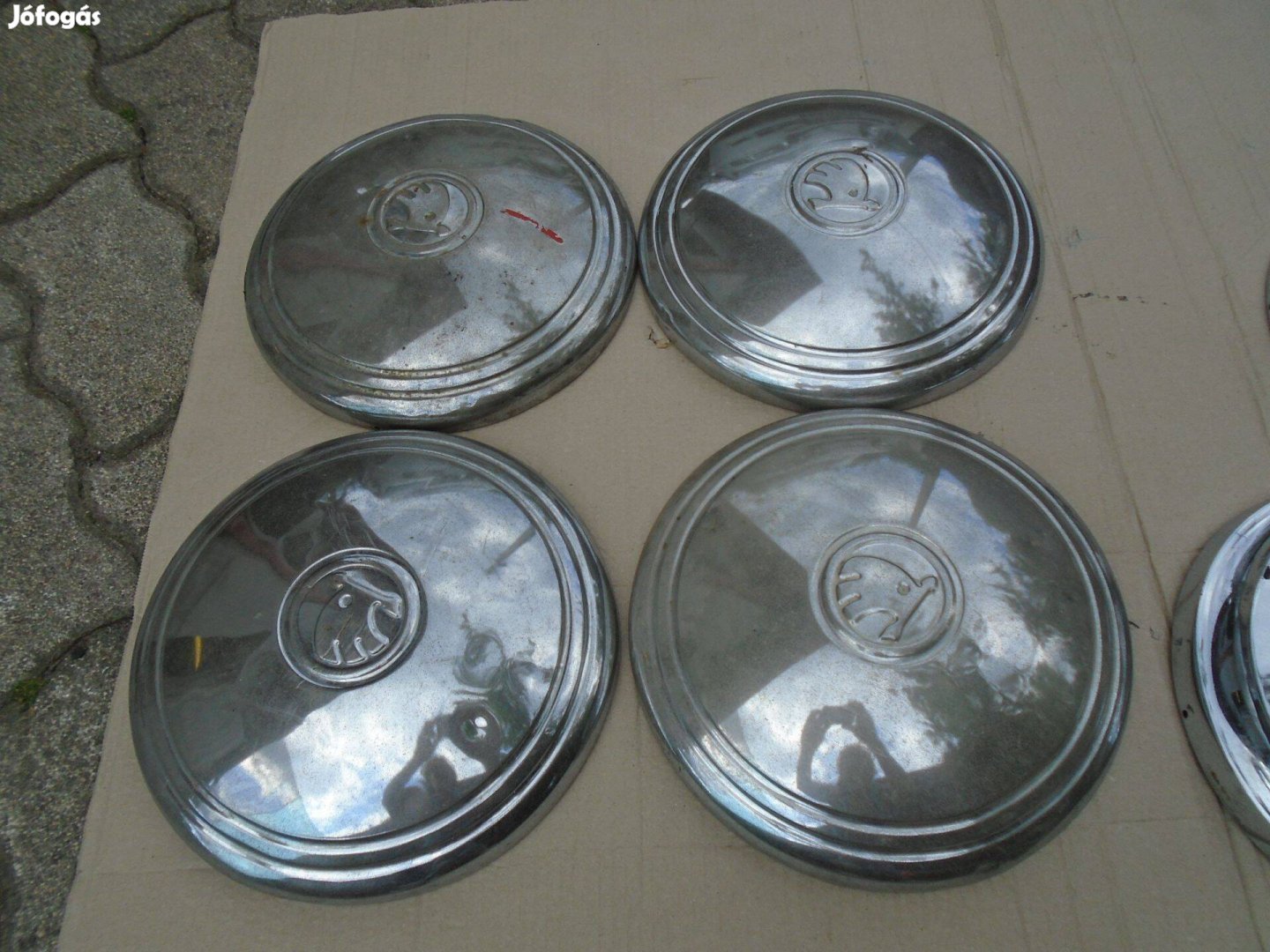 Skoda retro króm dísztárcsák