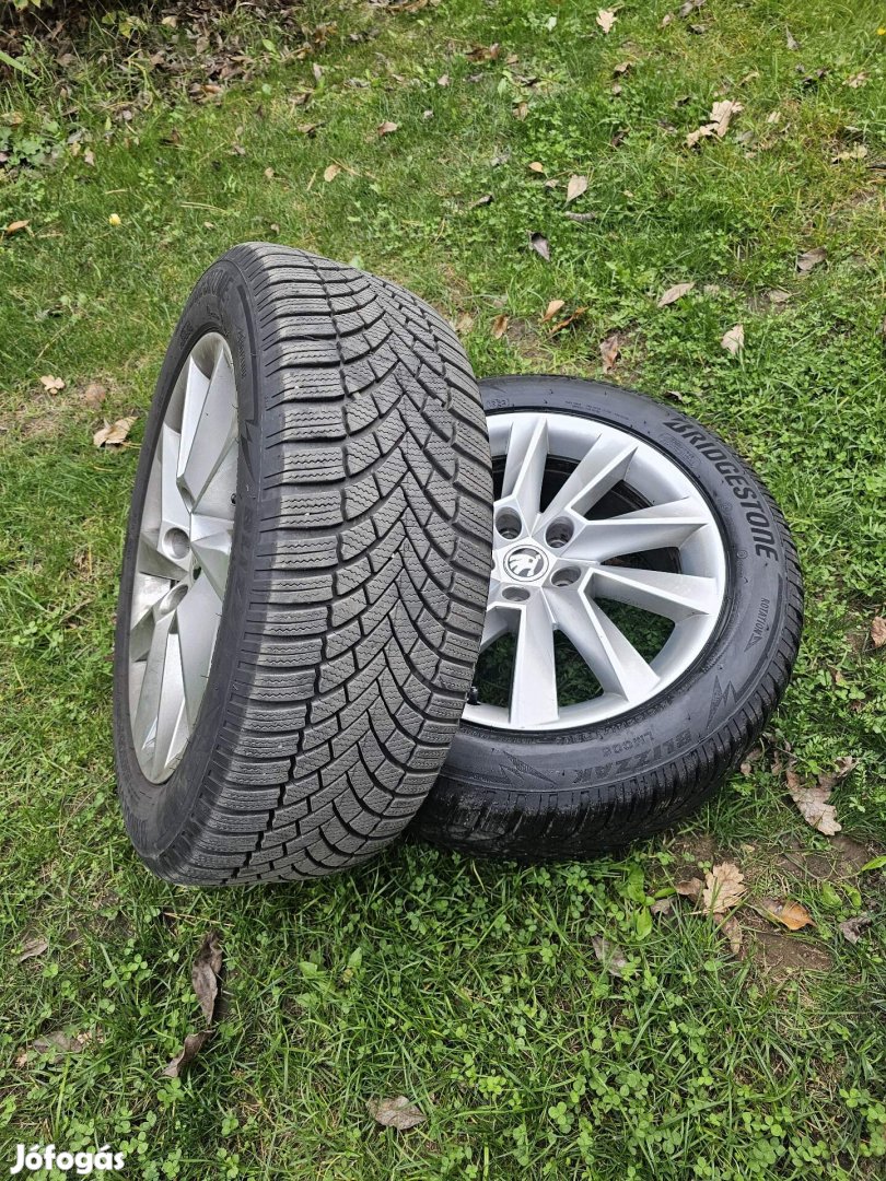 Skoda superb 17" felni téligumival