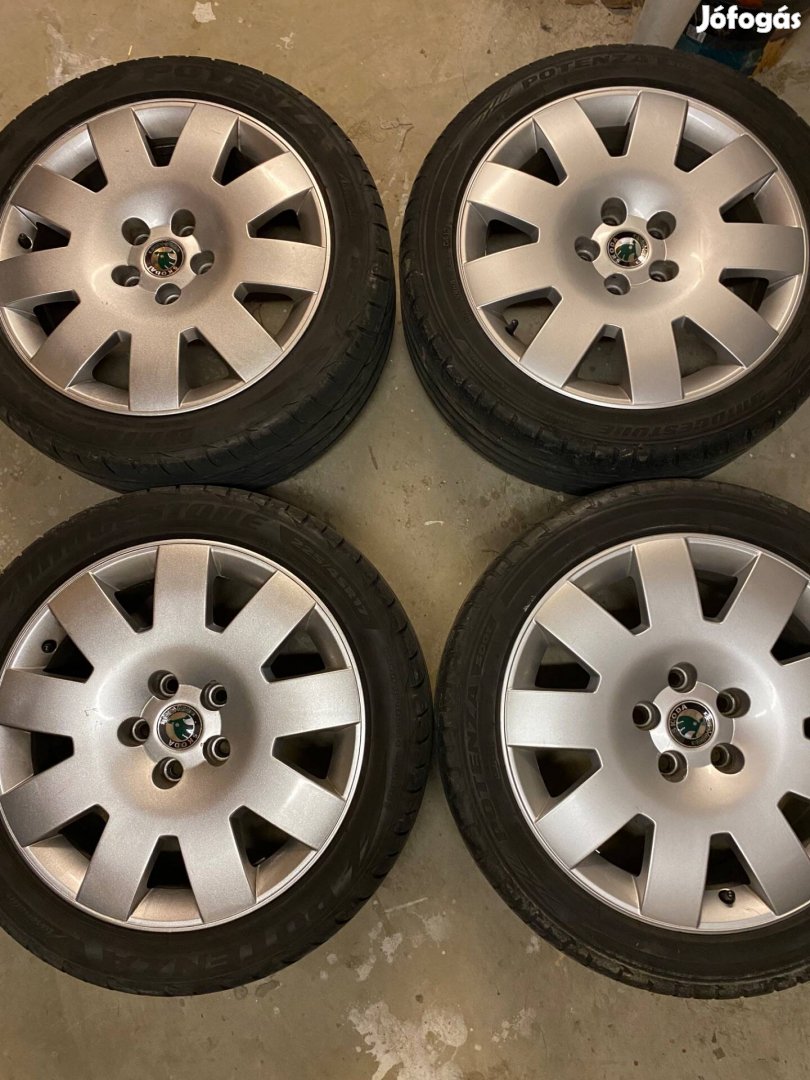 Skoda superb alufelni 5x112 17