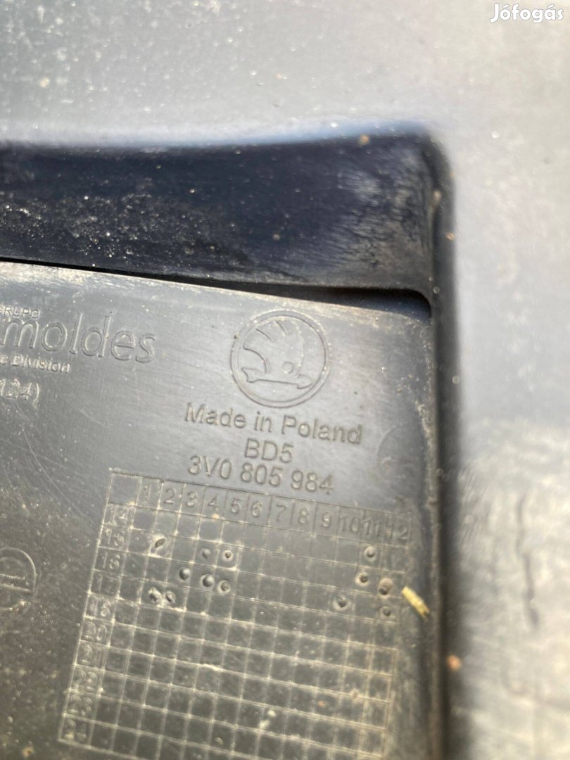 Skoda superb dobbetét 3v0805984