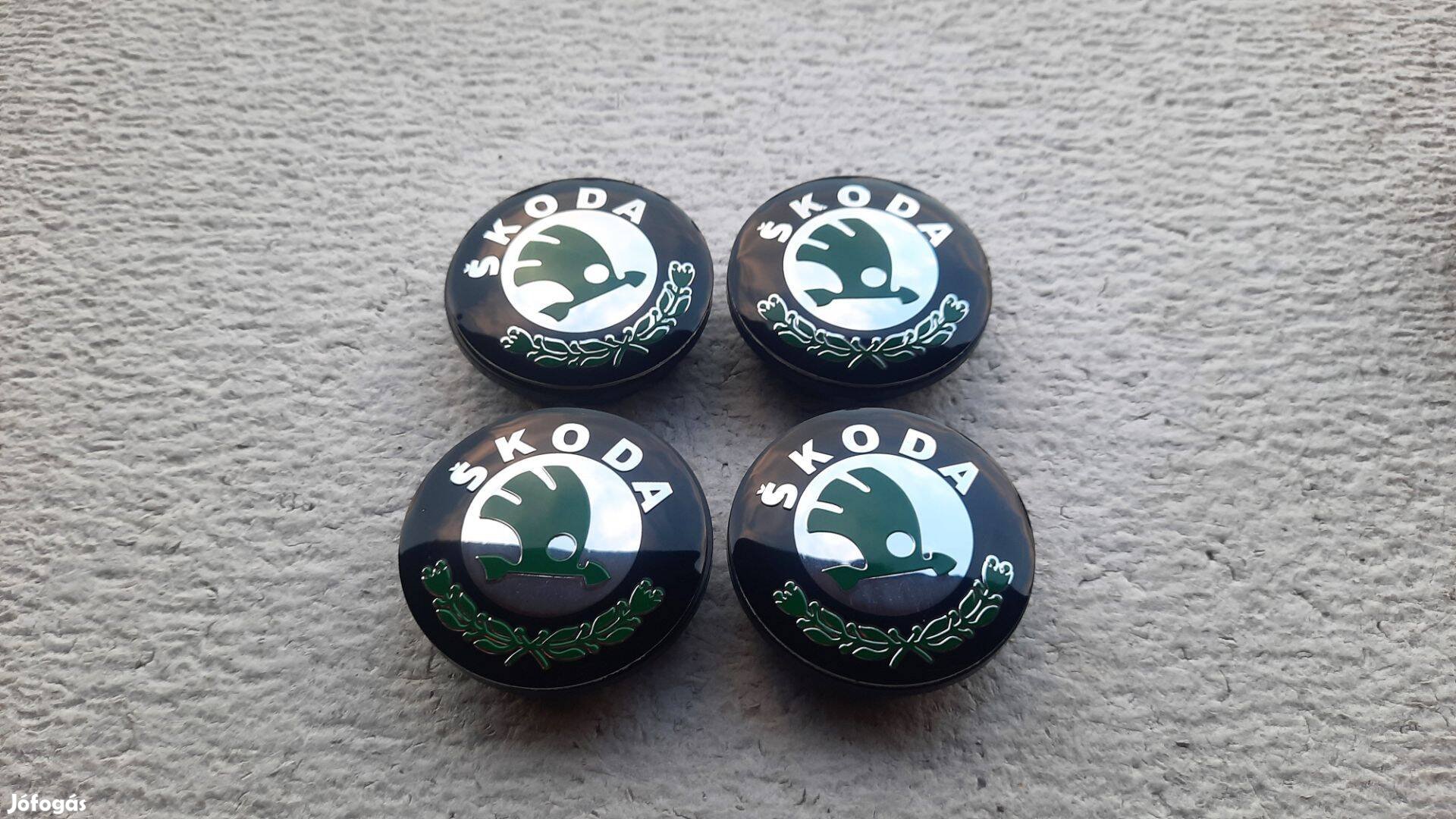 Skoda új felni díszkupak közép felnikupak kerékagy kupak 66mm