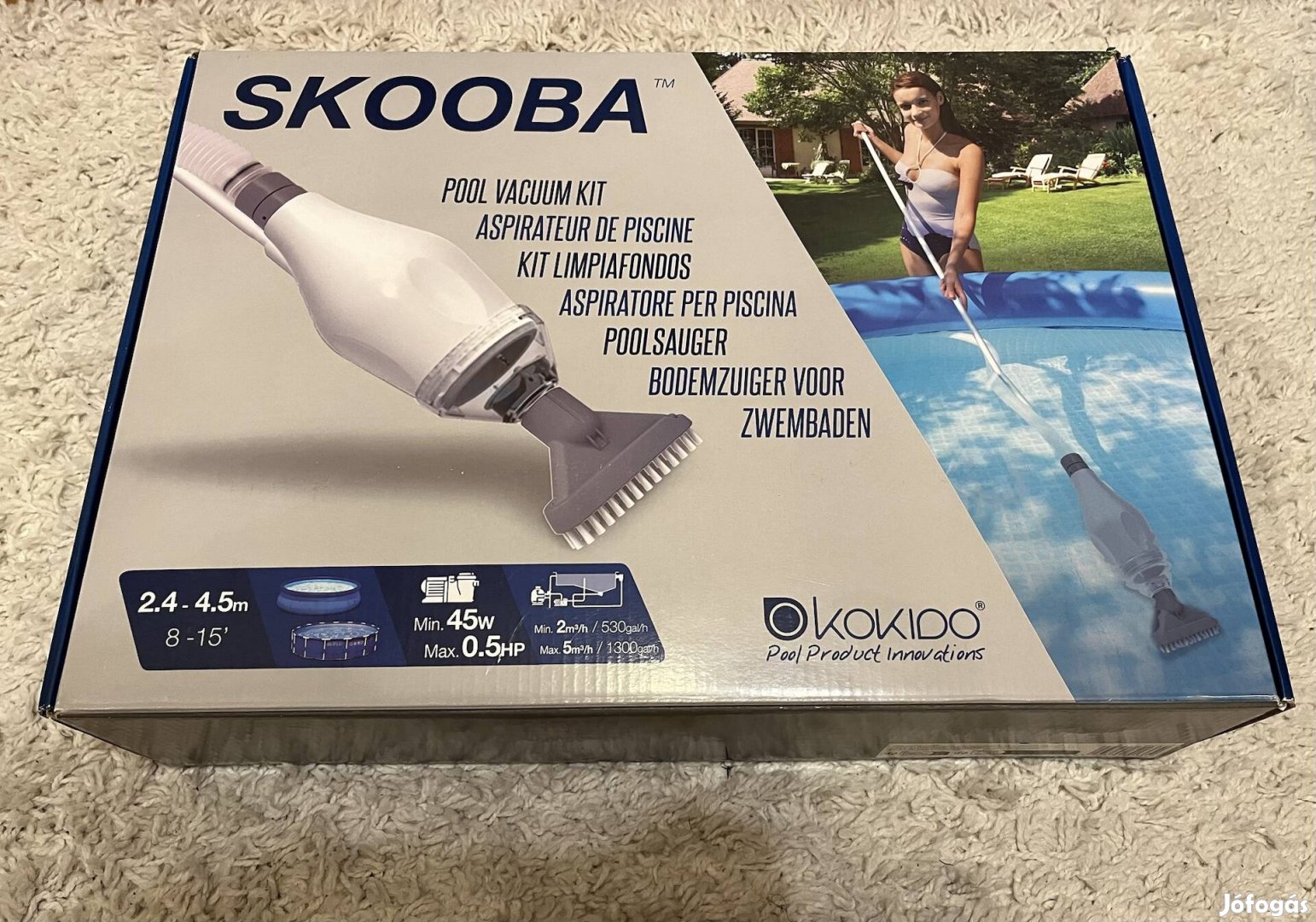 Skooba kézi medence porszívó