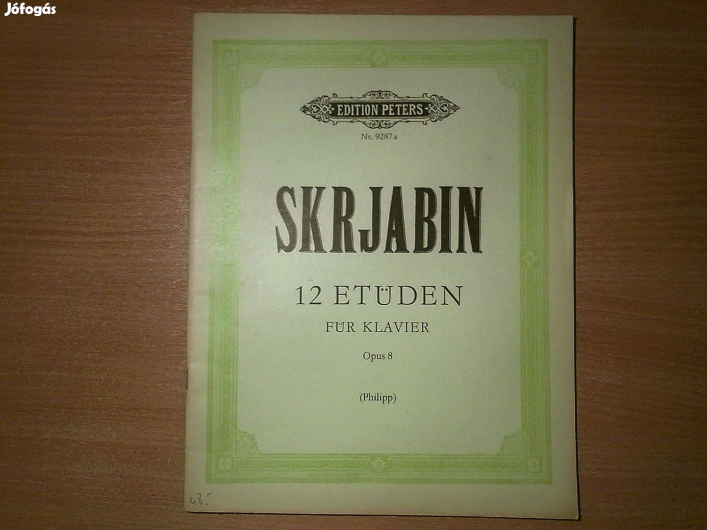 Skrjabin - 12 Etüden für Klavier, Opus 8 (Philipp)