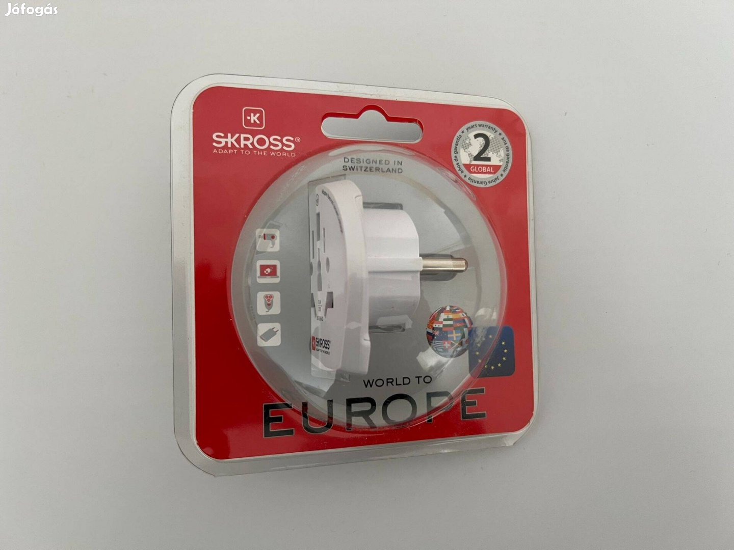 Skross Europe utazó adapter (Worldtoeu)